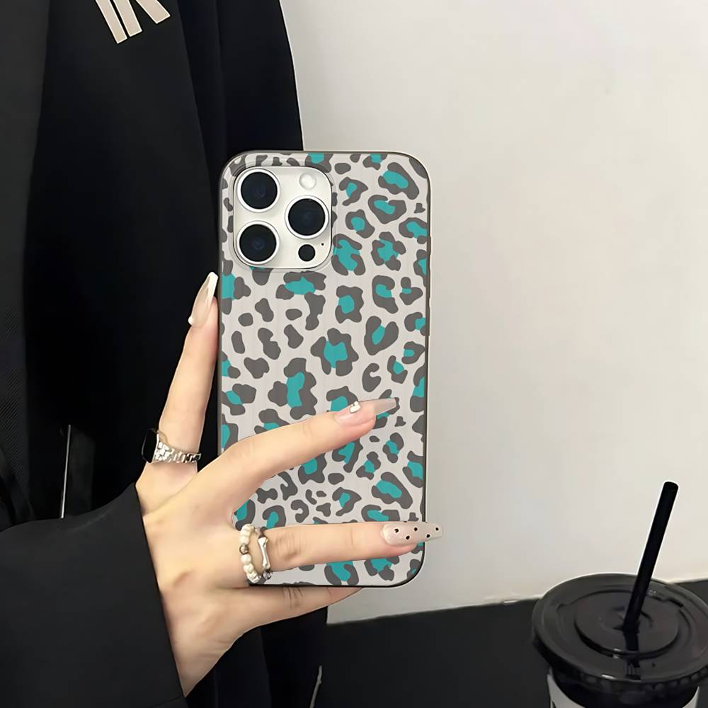 Классический Леопардовый Гепардовый Для IPhone 16 15 11 12 13 14 17 Pro Max PLUS Pro Мягкий Гофрированный Силиконовый Задний Чехол для Телефона