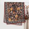 Женский весенне-осенний шарф с принтом, ретро, из хлопка и льна, большого размера, солнцезащитная шаль, горячая распродажа