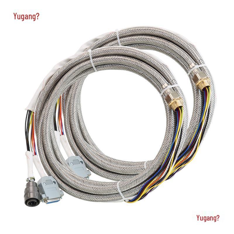 CNC Electric Tool Post Control Cable - 11-core Stainless Steel Mesh