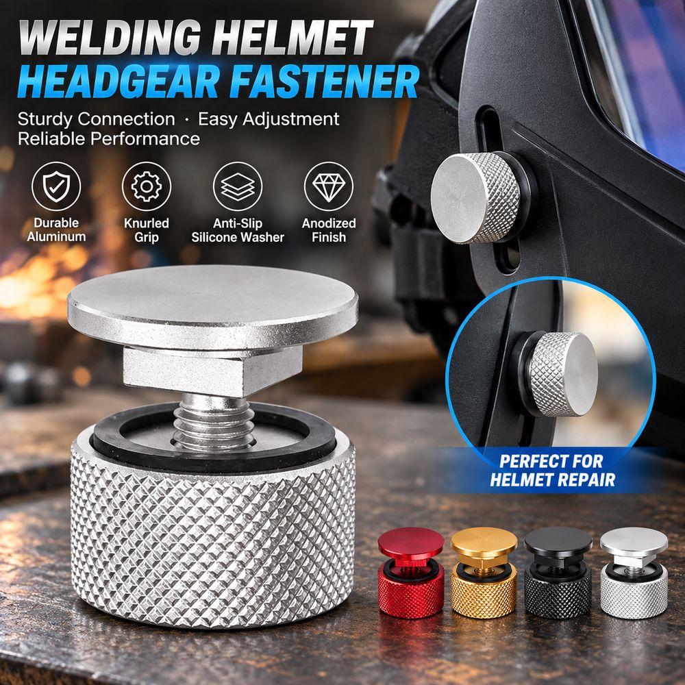 1PC Knurled Grip Welding Helmet Fastener Headgear Fastener Screw Welding Helmet Repair
