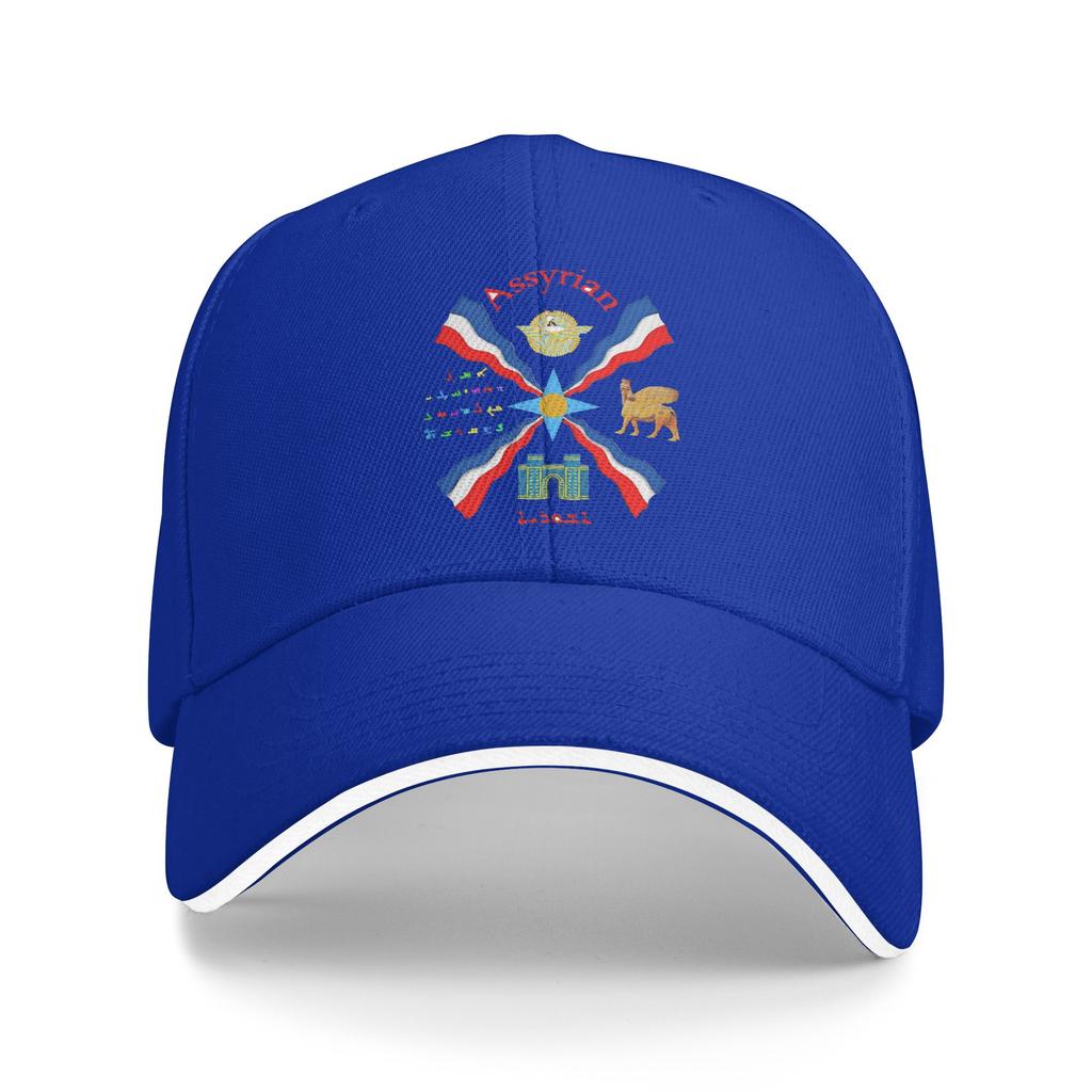 Spring Assyrian Flag Baseball Cap Hiking Fishing Casual Custom Logo Sun Trucker Hat Unisex Adult Dropshipping Baseball Caps