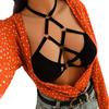 Women Sexy Bandage Lingerie Hollow Strappy Bra Corset Push Up Top Underwear