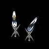 Original Punk Rivet Hair Clips Stainless Steel Goth Hair Clips Fashion Punk Hair Clips  Women Girl