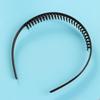 1/2 Pcs New Black plastic Sports Hairband Soccer Headband Toothed Men Hair Clip