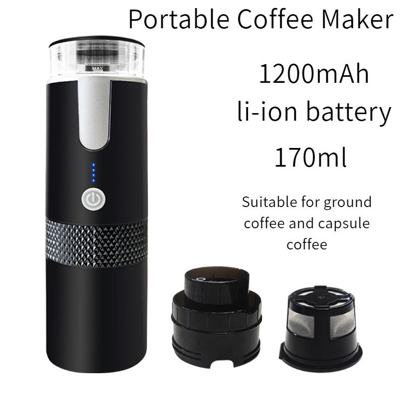 Портативная электрическая кофемашина, беспроводная американская концентрированная капсульная кофемашина, уличная машина