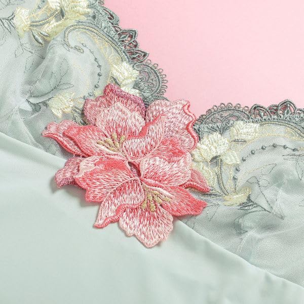 Himiko 031 Series Slip Long Camisole Lingerie (IV-Ivory, L)