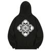 Khb0127 Флисовая толстовка Skull Squad 322 - Черная