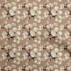Cotton Flex Brown Fabric Asian Chinese Floral Sewing Fabric By The Yard Printed Diy Clothing Sewing Supplies 40 Inch