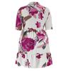 Summer Women's Printed Lapel Single Breasted Plus Size Women's Fashion Casual Short Sleeve Shirt Dress