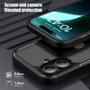 KEYSION Противоударный бронированный прозрачный чехол для iPhone 16 Plus 15 HD прозрачный мягкий силикон + задняя крышка для телефона из ПК для iPhone 15 Plus 16