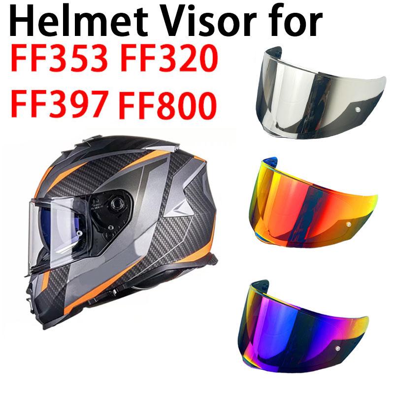 FF320 Ветровые щитки для мотоциклетных шлемов FF353 FF328 FF800 Ветровые щитки с защитой от УФ Лучей Аксессуары для мотоциклетных шлемов Электролитическое покрытиеДатчики скорости 6