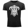 Vintage Shirt Viking Viking Helmet Northmen&women Print Shirt Unisex T-shirt-