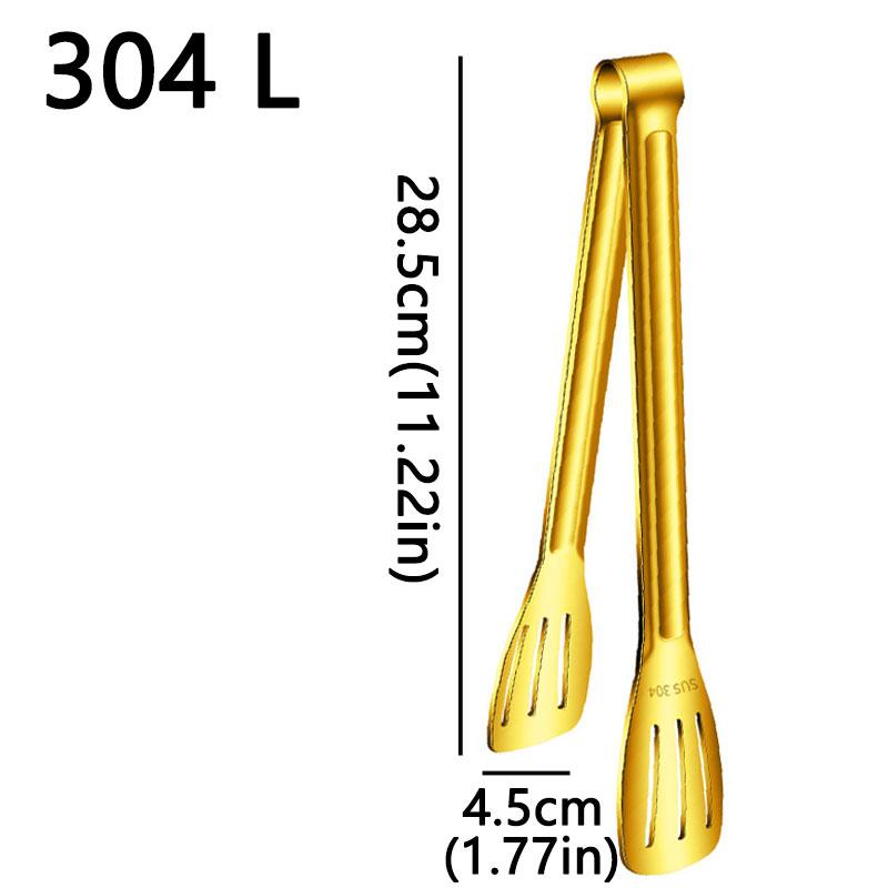 304 Stainless Steel Anti Slip Food Tongs Are Used For Clamping Bread Barbecue Grills Buffets And Kitchen Accessorie4