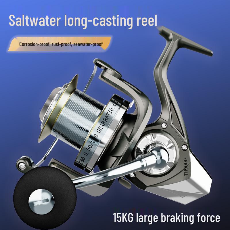 Спиннинговая катушка для дальнего заброса: Морской якорь-удилище для спиннинговой ловли, устойчивый к морской воде