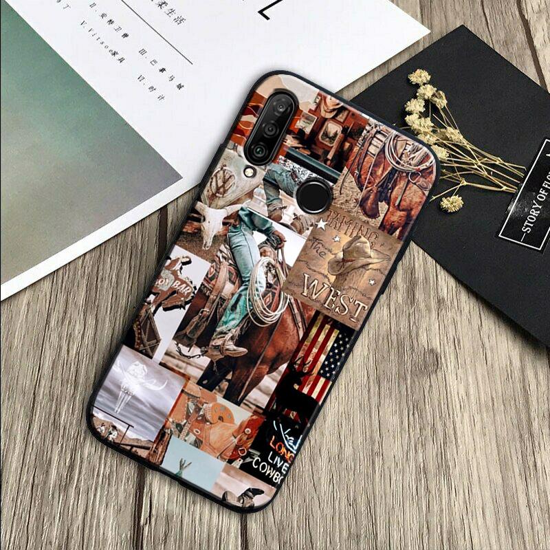 Cowboy Cowgirl Howdy Western Boho For Huawei Nova 7i 3i 8i 11 12i 10 9 SE Y60 Y61 Y70 Y72 Y73 Y90 Y91 P20 P30 Pro P40 Lite Case