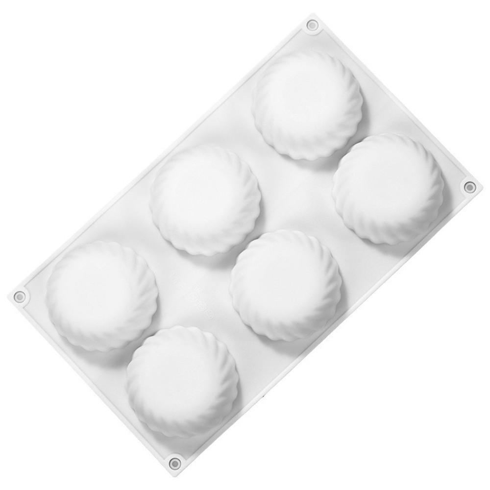 6-Cavity Chocolate Mold Fruit Flower Shape Desserts Making Tool New Baking Pastry Mold Baking Tool