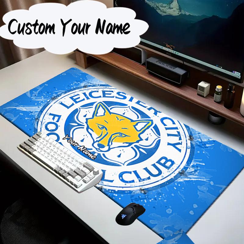 Custom Name Mouse pad Leicester Football Club Crest Mouse Pad Desk Mat, Non-Slip Rubber Backer Pad For Computer Notebook Gaming Mouse Pad Gift