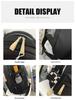 Fashionable Water-Repellent Student Backpack: Trendy High-Capacity Design for Couples