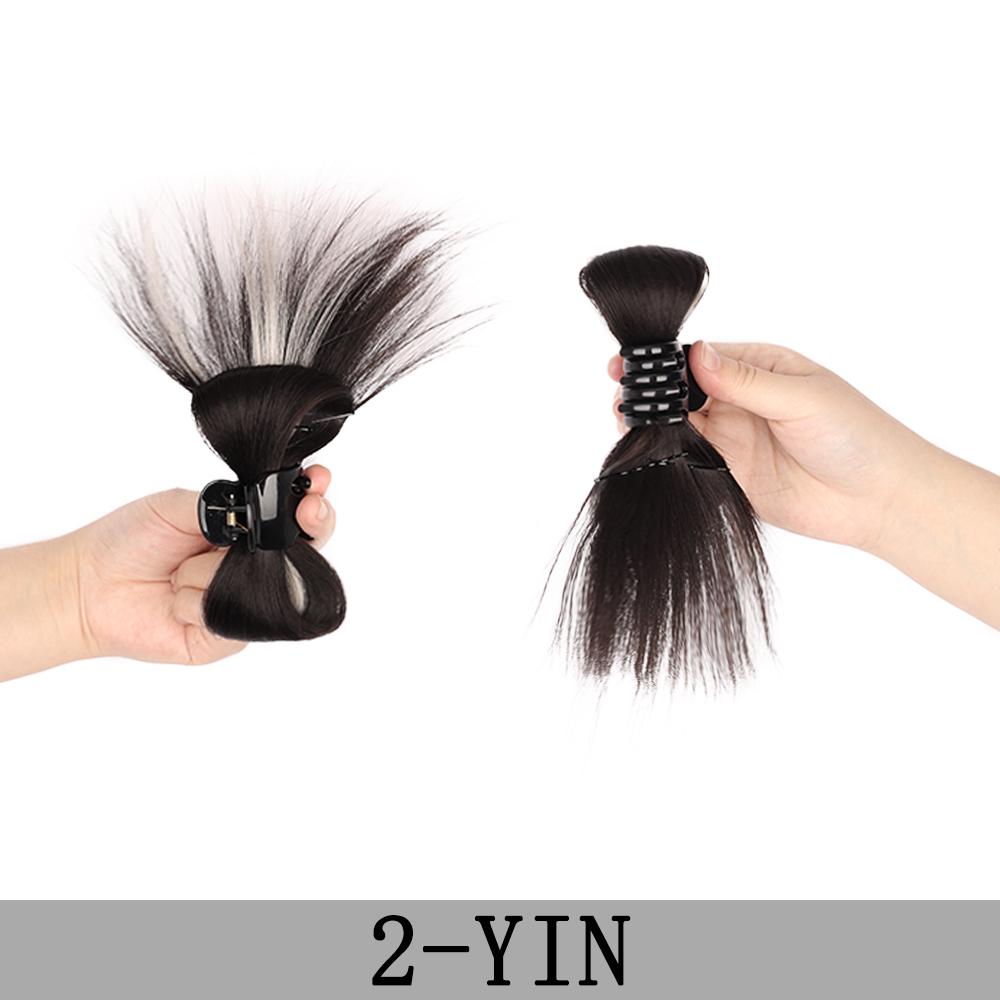 MERISIHAIR Синтетические небрежные пучки для волос, короткие накладные волосы в виде бабочки, для женщин, регулируемые, легкие накладные волосы