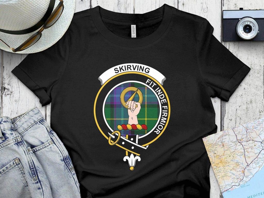 Skirving Scottish Clan Crest Tartan Pride T-Shirt Sweatshirt