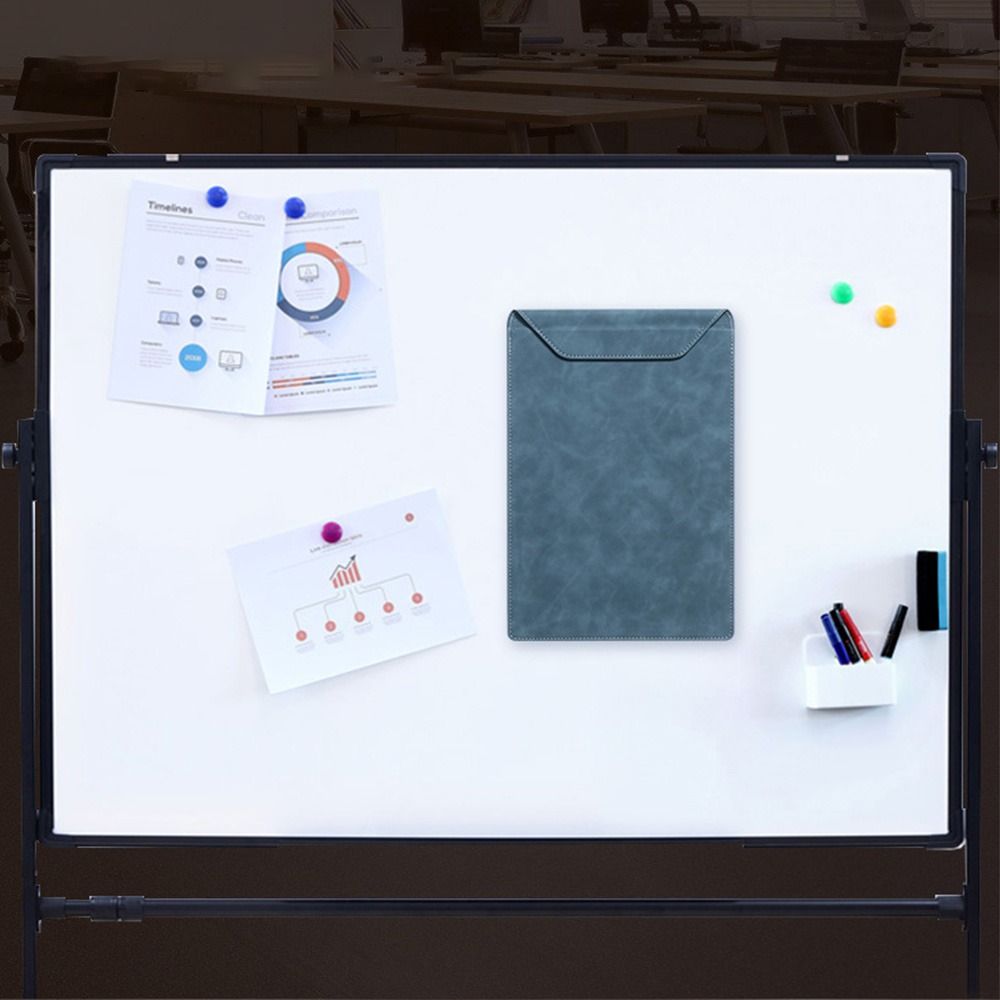 One-Handed Writing A4 File Folder Leather Document Filing Organizer  Meeting Minutes