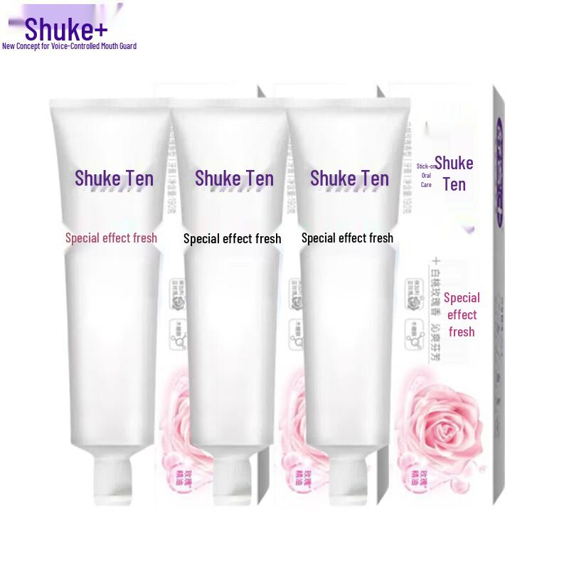Saky White Peach Rose Fresh Breath Toothpaste (3-Pack)