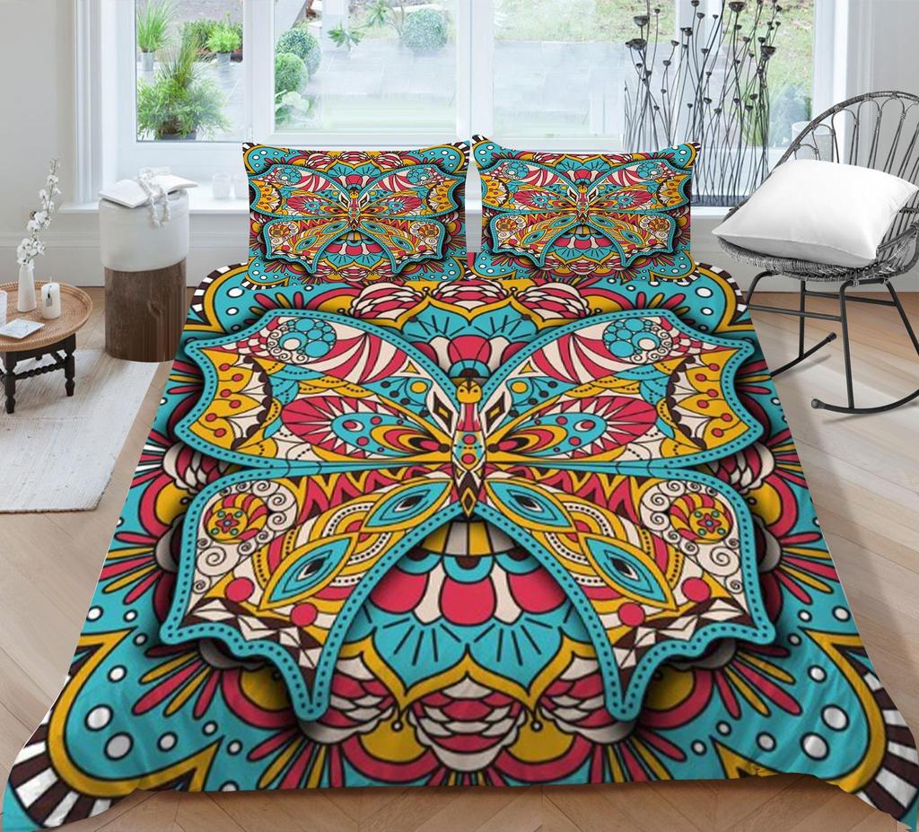 Bohemian Duvet Cover Bohemia Home Bedspreads King Size Bedding Highly Quilt Cover Luxury Bed Set Soft Bedding Cover