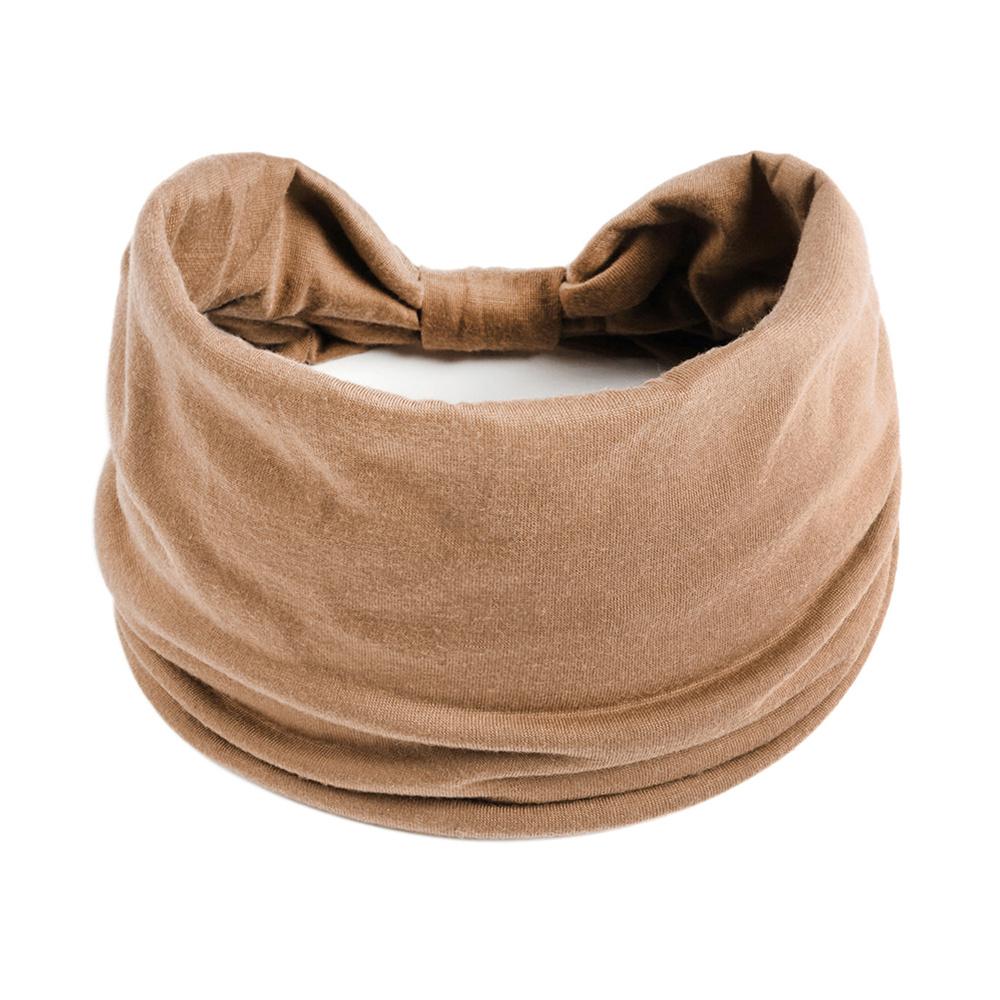 Широкие повязки на голову для женщин Стильные повязки на голову Бохо Повязки для волос Спорт Йога Тюрбан Хлопок Нескользящая бандана Аксессуары для волос