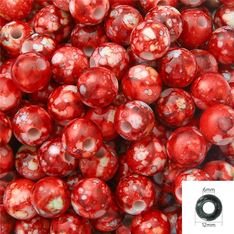 Креативные серьги, браслет, материал ABS 12 мм/10 мм/8 мм, 30/50/100 шт., искусственный жемчуг, ручная работа, аксессуары для украшений своими руками, акриловые цветочные круглые бусины