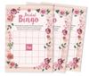 Inkdotpot 50A FloralA BingoA GameA CardsA For Bridal Wedding Shower Bachelorette Party Bulk Blank Square Fill In Gift