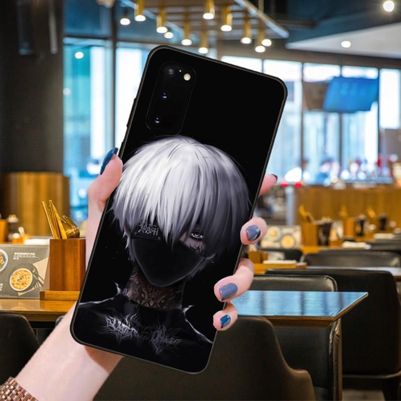 Чехол для телефона Kaneki Ken Tokyo Ghoul для Samsung Galaxy S6 S7 S8 S9 S10 S21 S22 Plus, ультрамягкий черный чехол для телефона