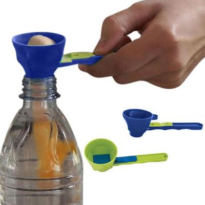 Мерная ложка-воронка для протеинового порошка, кулинарный ингредиент, длинная ручка, совок, кухонный инструмент для добавок