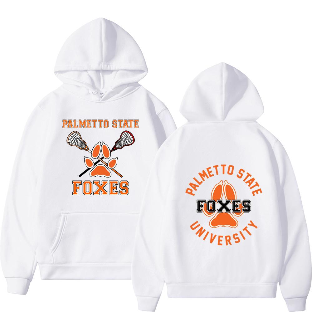 Streetwear The Foxhole Court Palmetto State Foxes Printed Men's Hoodie Pullover Men Hoodies Women Hip Hop Sweatshirt Clothes