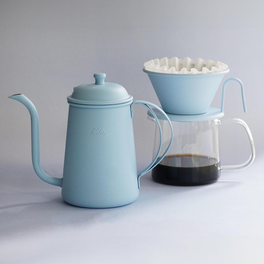 Kalita SORA Coffee Pot Stainless Steel 700ml SS Kettle Earth Series Empty Narrow Mouth Nozzle Matte Finish Made In Japan [Earth Series] #52277