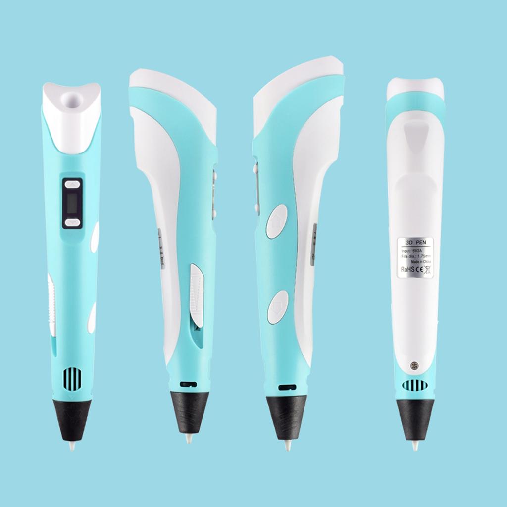 Ручка для 3D-печати применяется с нитью ABS PLA толщиной 1,75 мм. Поддержка температуры. Скорость рассеивания тепла.