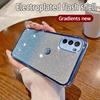 For Motorola Moto G31 Case Moto XT2173-3 Phone Case Shiny Glitter Plating Silicone Camera Lens Soft Back Cover