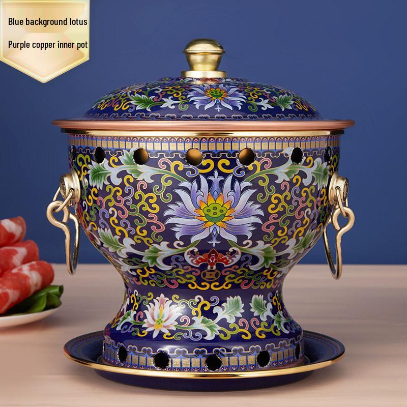 Медный одноместный мини-хотпот Yuzhu Xun