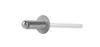Aluminum open rivets 4x10mm RAL 9010