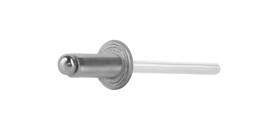 Aluminum open rivets 4x10mm RAL 9010
