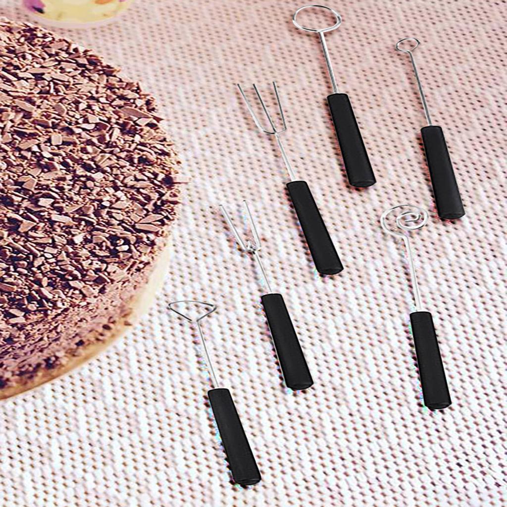 Набор вилок для окунания в шоколад, 6 шт., Кондитерские изделия, Вилка для барбекю