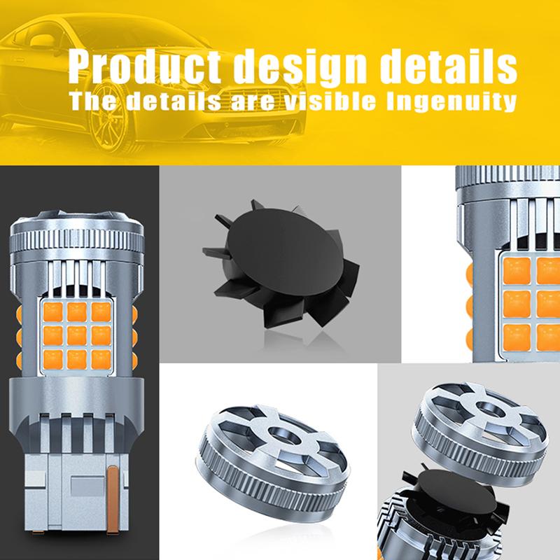 SEAMETAL Super Bright Car LED Canbus Light 1156 BA15S 1157 BAY15D P21/5W No Error For Car Turn Signal Lamp