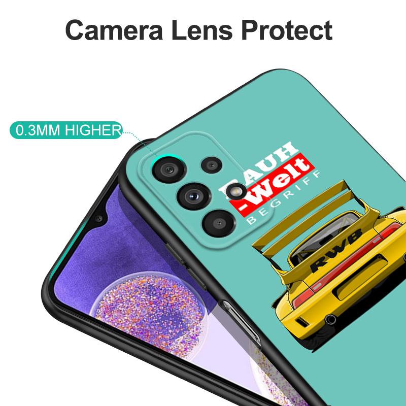 Черный чехол из ТПУ для Realme C3 C35 C20 C21 C21Y C25 C25Y C25S C11 2021 2020 чехол jdm RWB 911 964 933 спортивный автомобиль