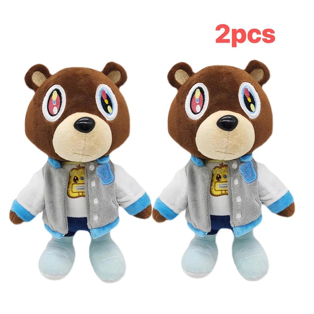 Kawaii Kanye Dropout Bear Toy Bear Plush Toys Kanye West Graduation Soft Stuffed Home Room Decor Birthday Gift