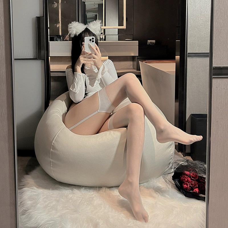 Сексуальные чулки Чулки с подвязками Интегрированные носки Чистое желание вставки Чулки Spice girl Пружинящая красная кромка черные шелковые чулки