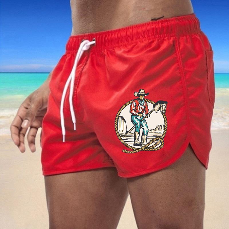 BBK-78 Летние новые мужские быстросохнущие плавки спортивные штаны купальный костюм пляжные шорты шорты для бега спортивные креативный баскетбольный принт