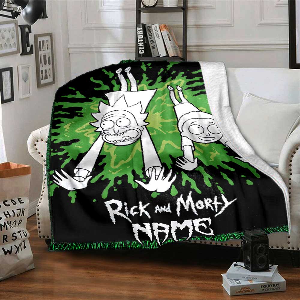 Warner Bros. Works (15) Customize Text Blanket Cozy Customizable Blanket Soft Warm Cozy Throw For Picnics Couch Home Decor Chair All-Season Use