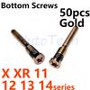 50 шт. Нижние винты задней крышки для iPhone 14 15 12 11 13 Pro Max XS 7 8 Док-коннектор Пятизвездочные Pentalobe винты Аксессуары