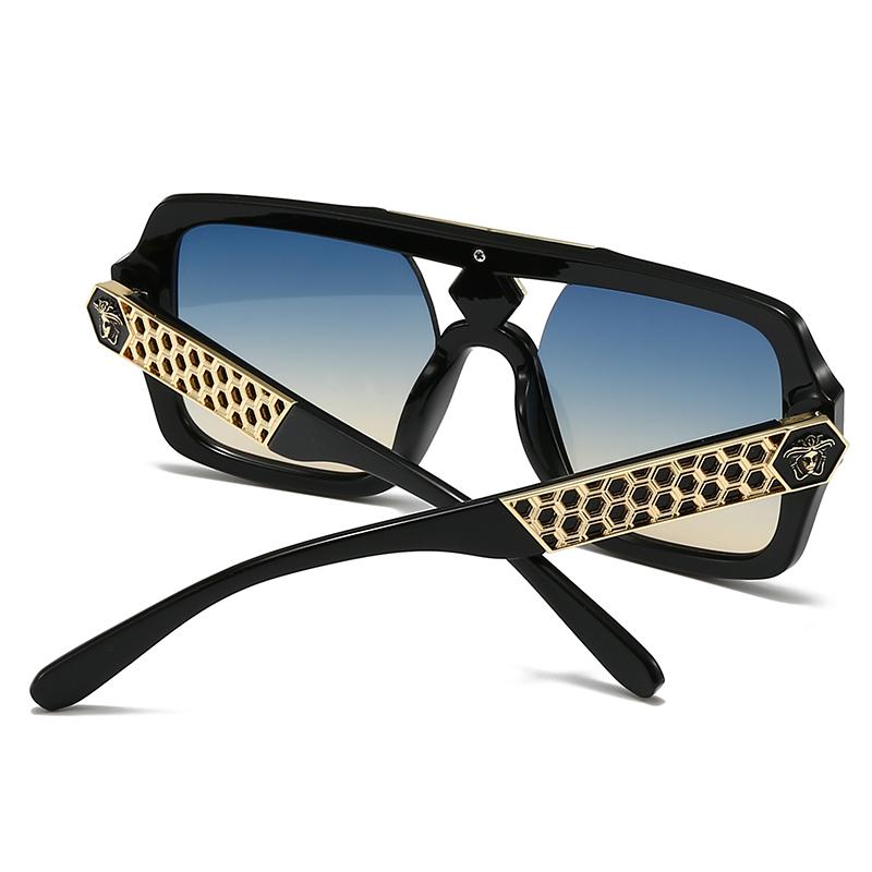 Export New Modern Retro Large Frame Men'S Sunglasses Ins Style Street Photography Big Brand Ink Lh215