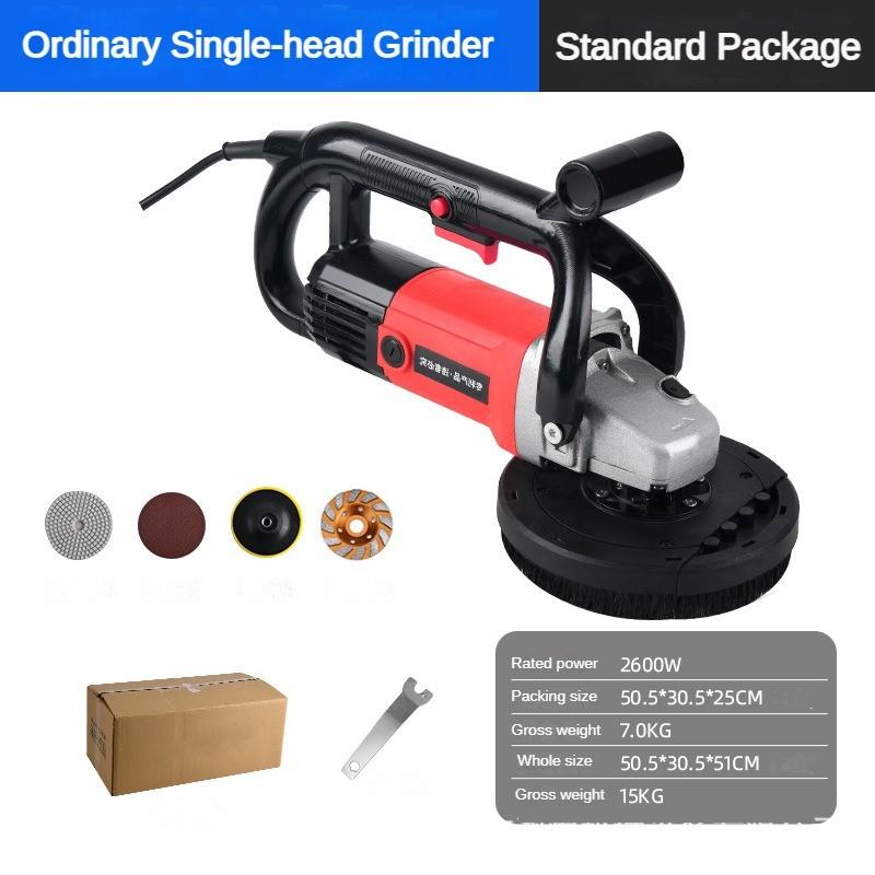 2800W Portable Industrial Grinder Handheld Epoxy Paint Floor Grinding Machine Concrete Polishing Milling Machine
