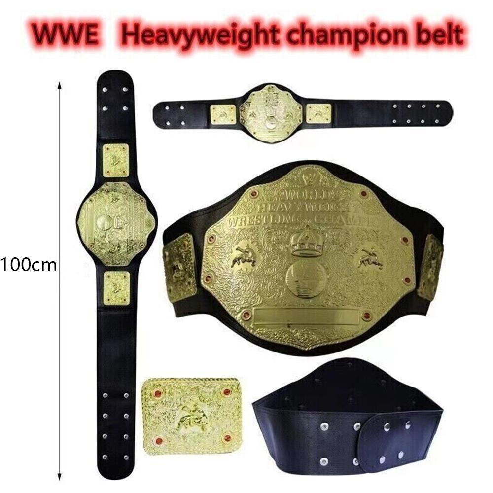 World Heavyweight Wrestler Champion Wwe Big Gold Belt For Wear And Display